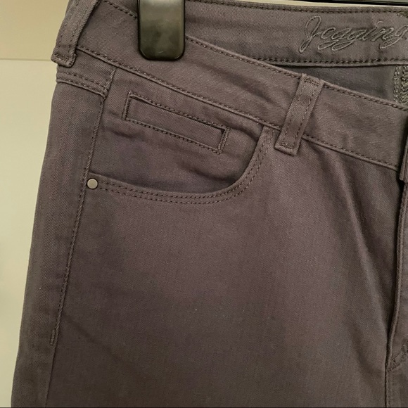 Marks & Spencer Dark Gray Cotton Skinny Pants - Picture 6 of 12